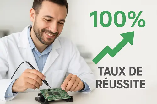 Réparation cartes électroniques une réussite