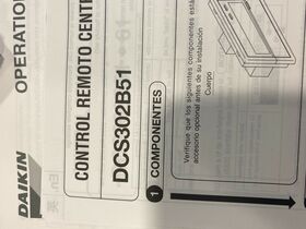 NOTICE télécommande DAIKIN DCS 302 B51